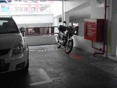 YBR illegal parking