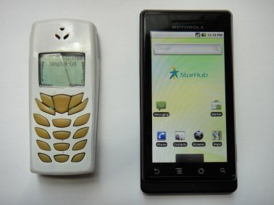 Old vs new phone