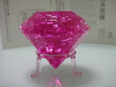 Red Diamond 3D Crystal Puzzle