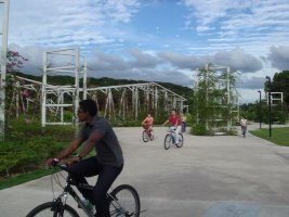 Team building, cycling at East Coast